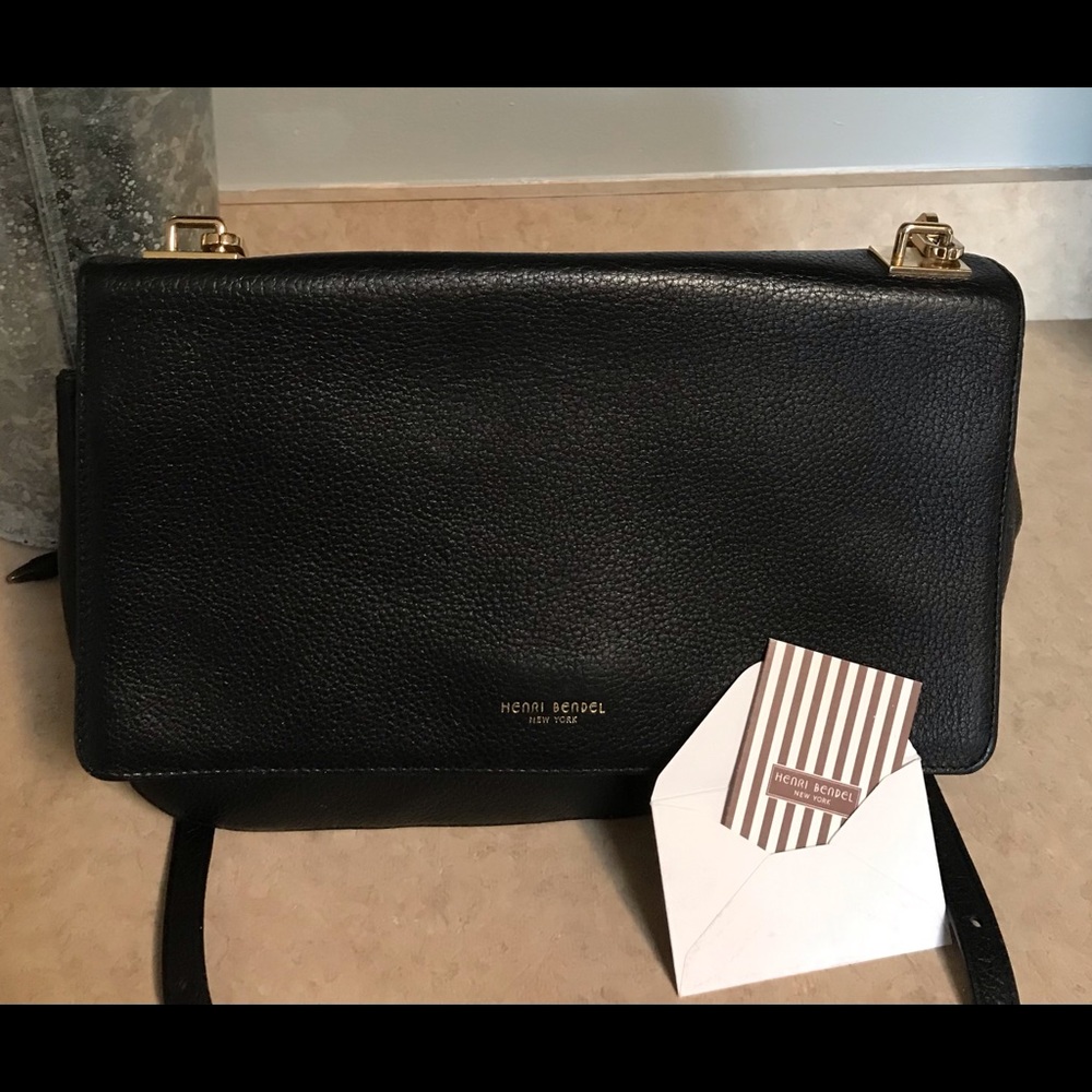 Lowest price. Henri Bendel Black Vintage Crossbody